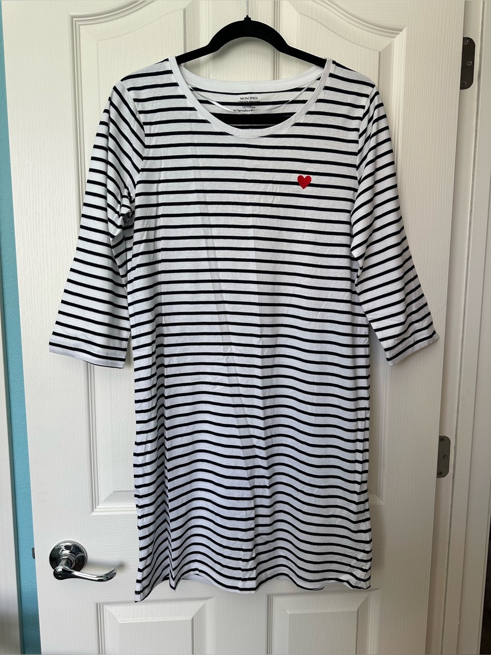 MONOPRIX Striped Tunic Dress